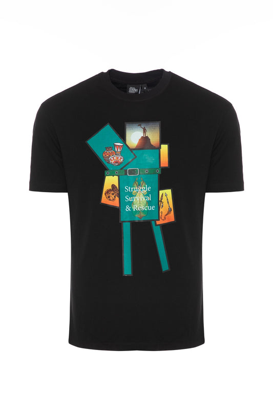 T-SHIRT WITH NWE UNIVERSAL GREEN STORY PRINT