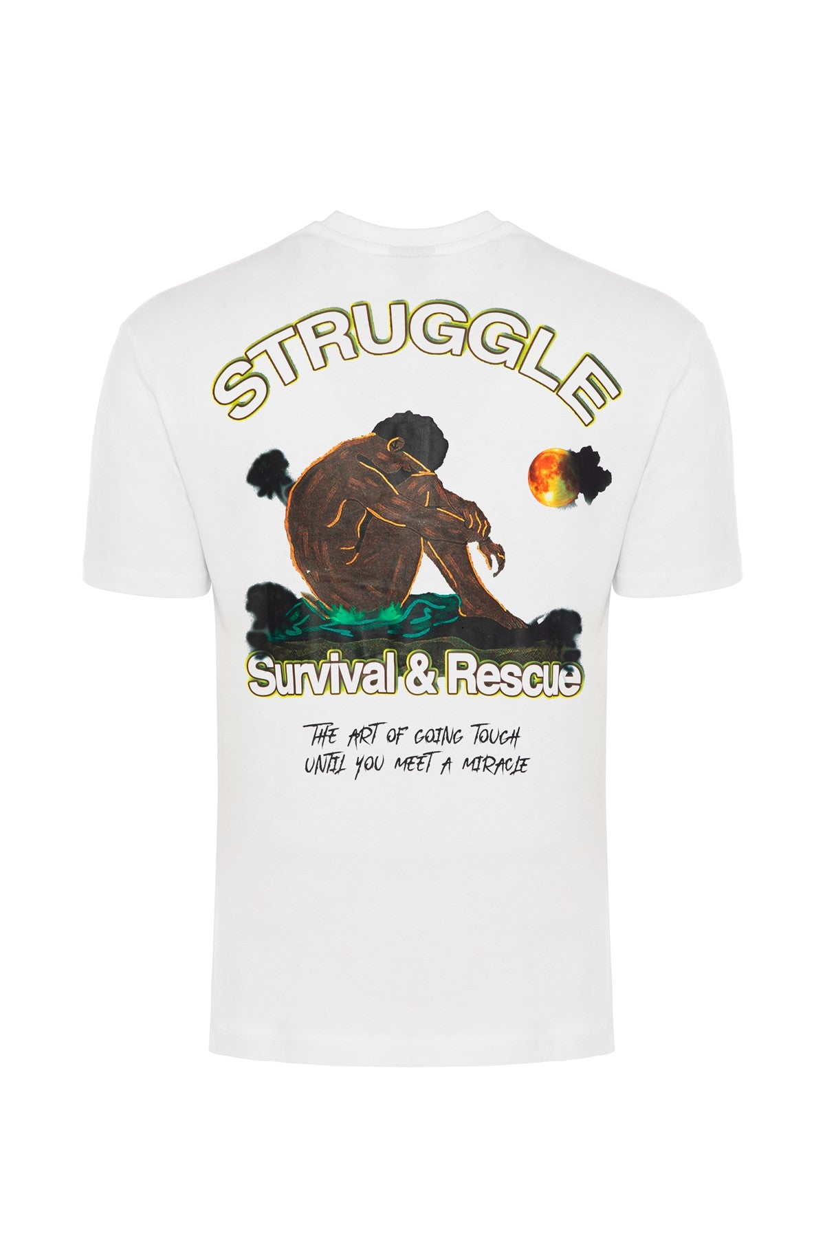 STRUGGLE INTO STRENGTH BLACK T-SHIRT