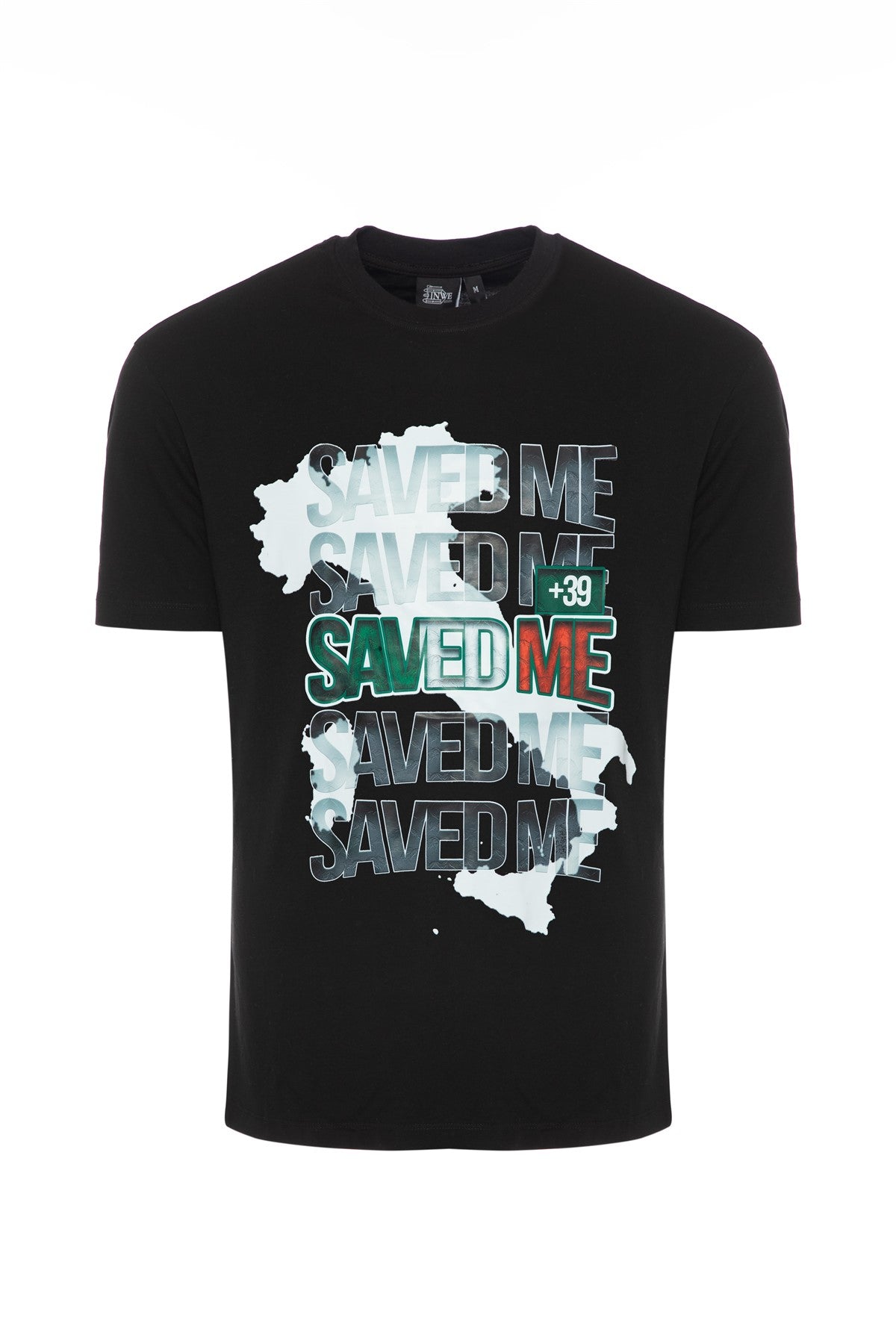 +39 SAVED ME BLACK TIMELESS T SHIRT